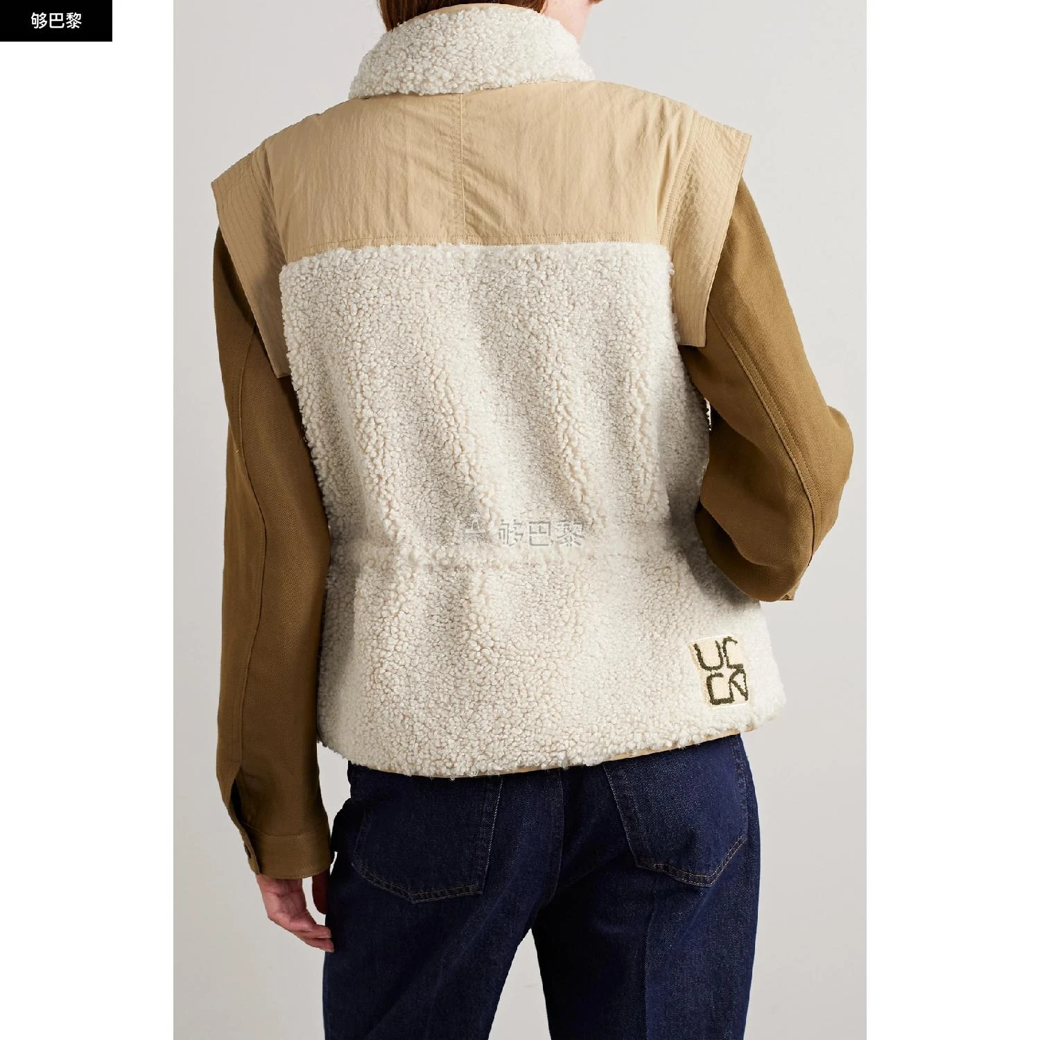 商品Ulla Johnson|包邮包税【预售7天发货】 ULLA JOHNSON 24春夏 女士 马甲 Tariet 抓绒软壳面料马甲 1647597306494395 PF230503FAW ,价格¥3050,第5张图片详细描述