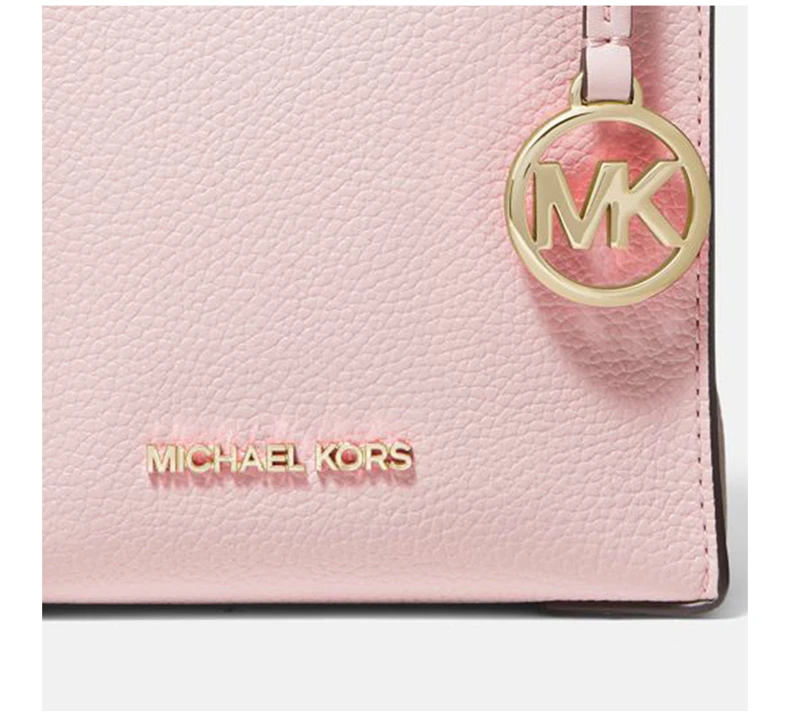 商品[国内直发] Michael Kors|MICHAEL KORS 女士粉色荔枝纹牛皮革单肩斜挎手提包 35S1GM9T0L-POWERBLUSH,价格¥898,第8张图片详细描述