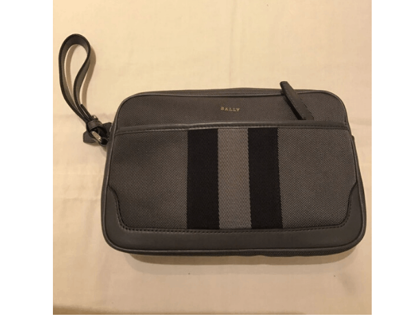 商品Bally|巴利男士手提包手拿包时尚百搭款情人节礼物 灰色CALIROS.TSP-6226284（澳门仓发货）,价格¥1922,第3张图片详细描述