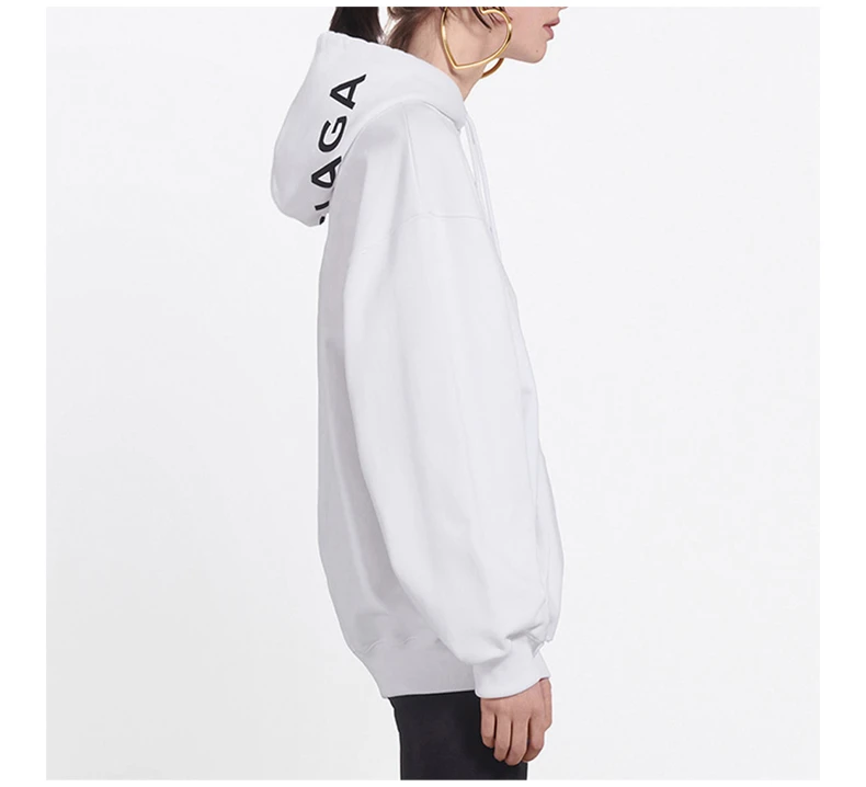 商品[国内直发] Balenciaga|BALENCIAGA 白色女士卫衣/帽衫 492190-TXK29-9000,价格¥6271,第6张图片详细描述