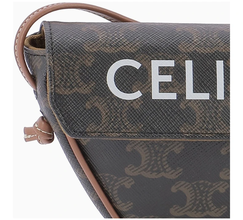 商品Celine|CELINE 印花字母LOGO单肩包 10I192DM5-04LI,价格¥3741,第6张图片详细描述