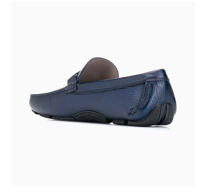 商品Salvatore Ferragamo|SALVATORE FERRAGAMO 菲拉格慕 男士蓝色便鞋 02-B523-709327,价格¥3342,第8张图片详细描述