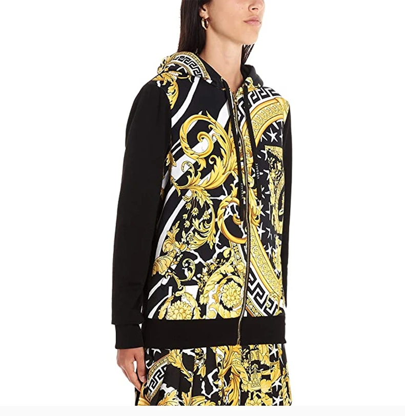 商品[国内直发] Versace|VERSACE 黑色女士夹克 A83307-A231036-A7900,价格¥5268,第6张图片详细描述