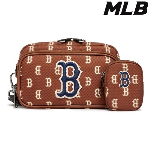 商品MLB|【享贝家】MLB （国内现货）NY男女斜挎包洋基队印花时尚单肩手机包迷你米白色\红棕色 3ACRS012N-50CRD  3ACRS012N-43BRD  G-LY,价格¥422,第12张图片详细描述