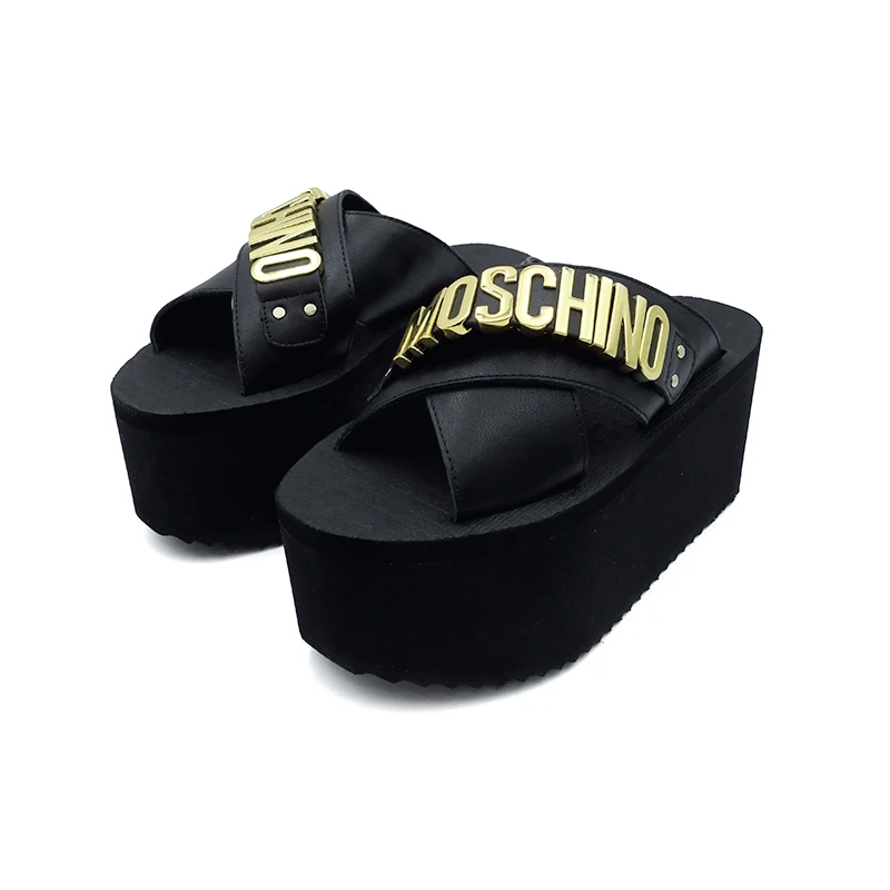 商品Moschino|MOSCHINO 女印花女士运动鞋 MA28118I1E_MF0_000,价格¥852,第6张图片详细描述
