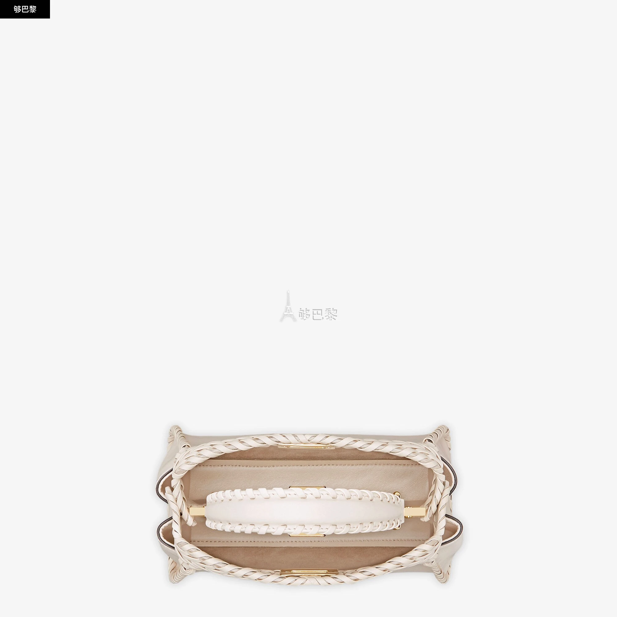 商品Fendi|【预售】 芬迪 25春夏 女士 手提包 Peekaboo Mini 8BN244ANX7F0VWM ,价格¥34170,第6张图片详细描述