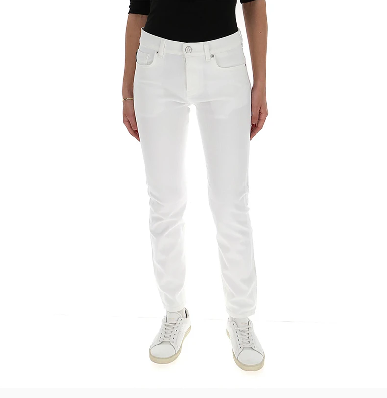 商品Versace|VERSACE 范思哲 男士白色棉质休闲裤 A86010-A233976-A8001,价格¥2801,第3张图片详细描述