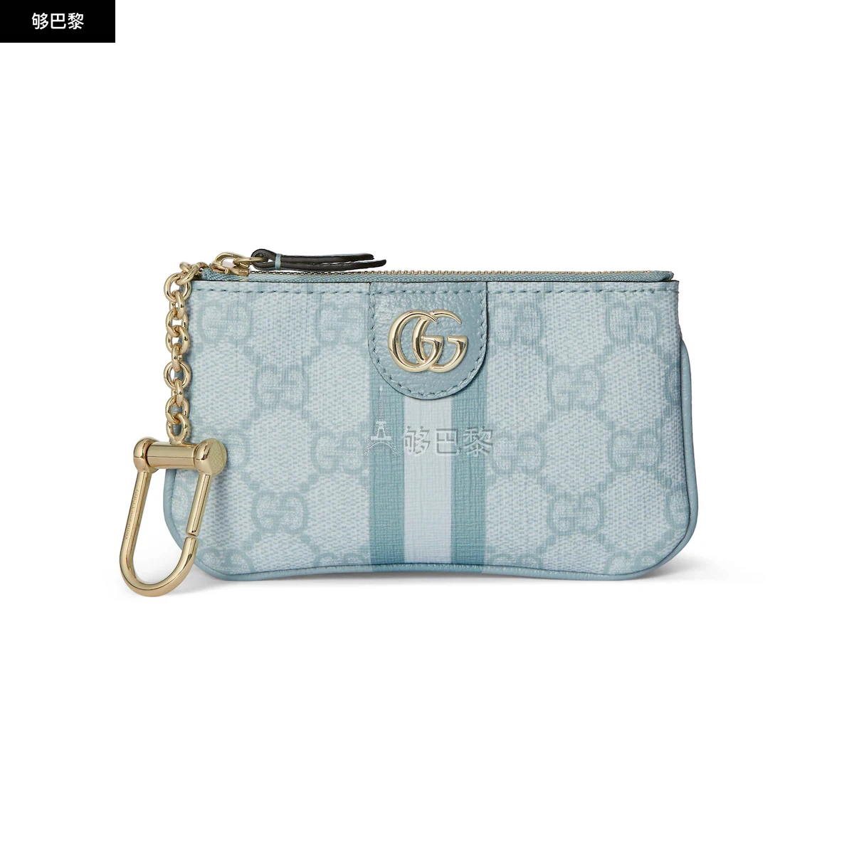 商品Gucci|【预售】 古驰 24秋冬 女士 钥匙包 OPHIDIA系列GG钥匙包 811356 FAD09 8741,价格¥3565,第2张图片详细描述