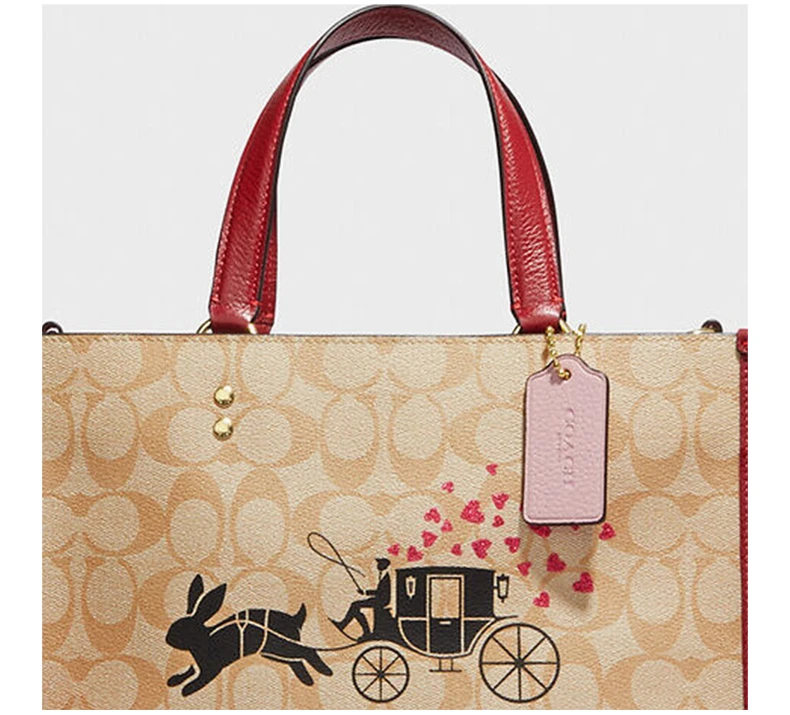 商品Coach|COACH 卡其色女士托特包 CE645-IMOT4,价格¥1619,第7张图片详细描述