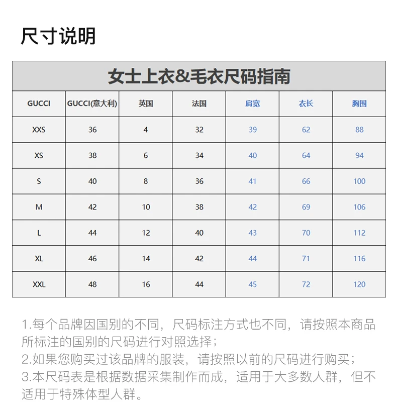 商品[国内直发] Gucci|GUCCI 米白色女士针织衫/毛衣 748870-XKDGJ-9207,价格¥10860,第3张图片详细描述