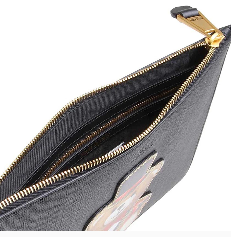 商品Moschino|MOSCHINO 莫斯奇诺 女士黑色手拿包 8429-8210-1555,价格¥1647,第5张图片详细描述
