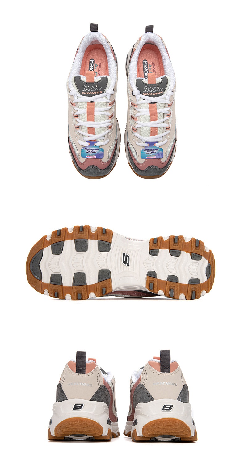 商品[国内直发] SKECHERS|熊猫鞋 D'LITES 1.0时尚绑带女士运动休闲鞋,价格¥354,第23张图片详细描述