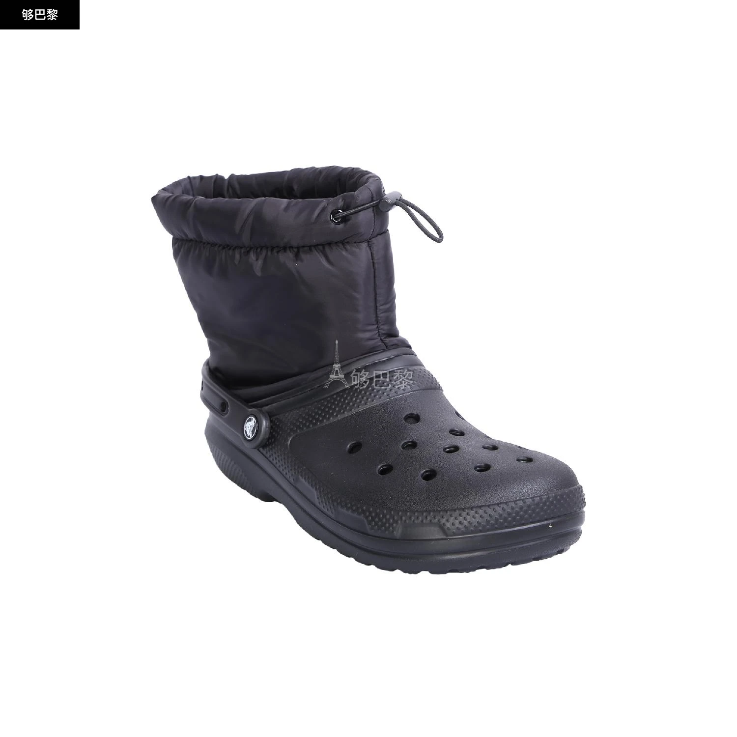 商品Crocs|【预售】 2022秋冬 女士 短靴 靴子 1824384 CR206630BLACK ,价格¥1849,第4张图片详细描述