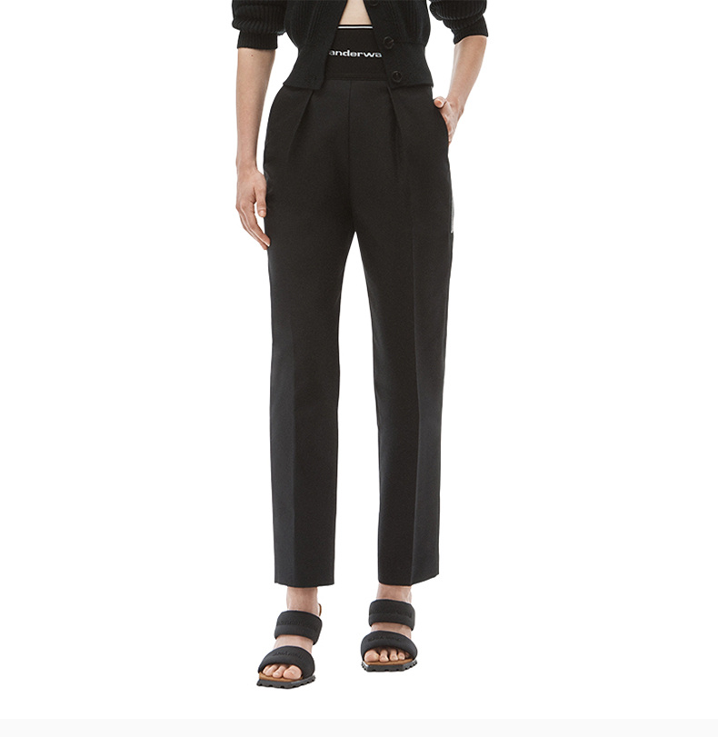商品Alexander Wang|ALEXANDER WANG 黑色女士运动裤 1WC2214345-001,价格¥3682,第6张图片详细描述