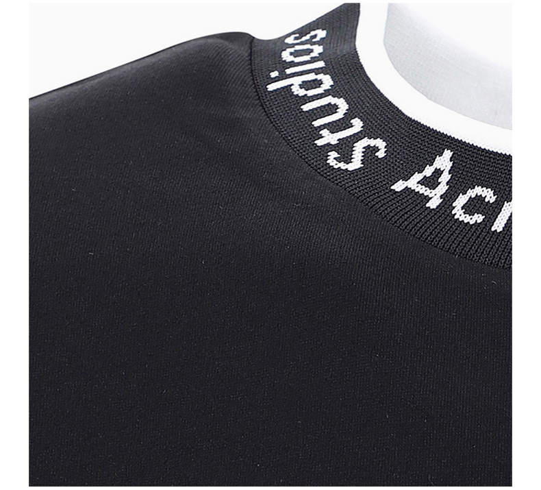 商品Acne Studios|ACNE STUDIOS 艾克妮 男士黑色T恤 BL0221-BLACK,价格¥1612,第10张图片详细描述