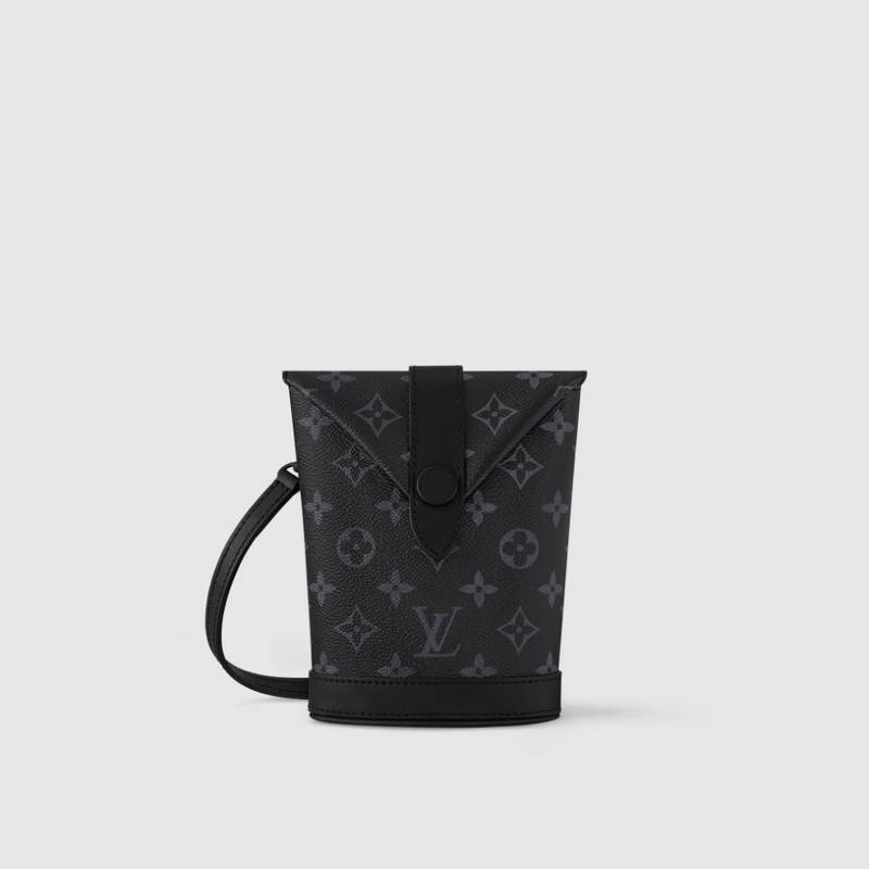 商品Louis Vuitton|【现货】路易威登 男士黑色帆布/牛皮斜挎包 M11613,价格¥10539,第2张图片详细描述