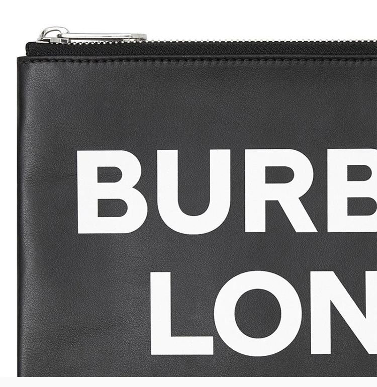 商品[国内直发] Burberry|Burberry 博柏利 男士黑色小牛皮手拿包 8015695,价格¥4282,第6张图片详细描述