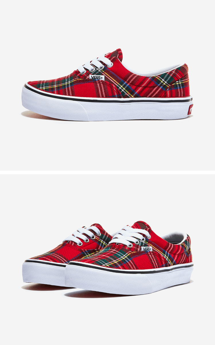 商品Vans|【韩国直邮|包邮包税】万斯 ERA  运动鞋 SNEAKERS  V95CF T.CHK RED/CHECK,价格¥207,第2张图片详细描述