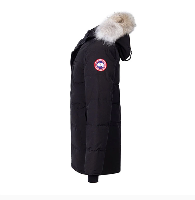 商品[国内直发] Canada Goose|Canada Goose 加拿大鹅 男士连帽拉链羽绒服 3805M-BLACK,价格¥9573,第26张图片详细描述