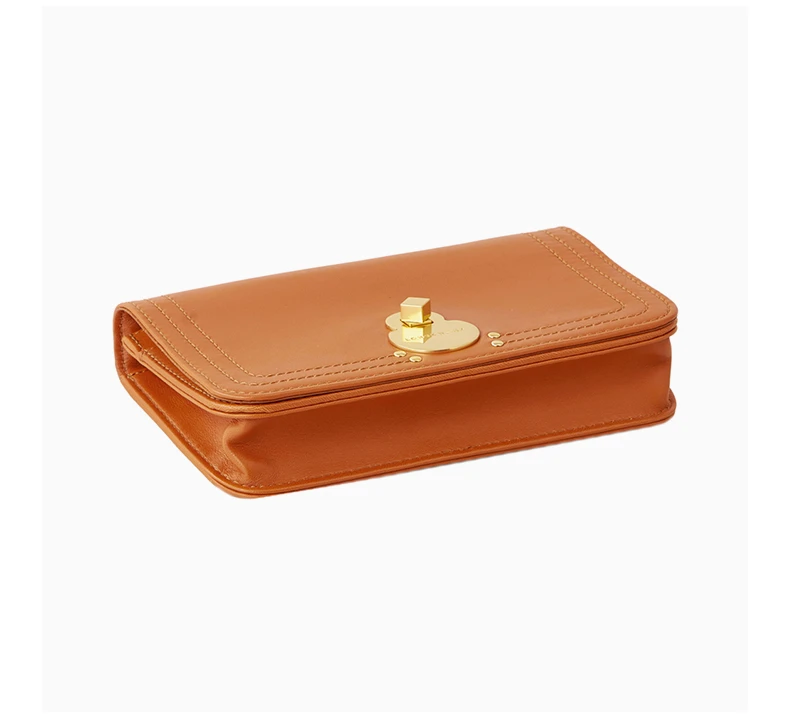 商品Longchamp|LONGCHAMP 女士橘黄色斜挎包 4559956D56,价格¥1000,第7张图片详细描述