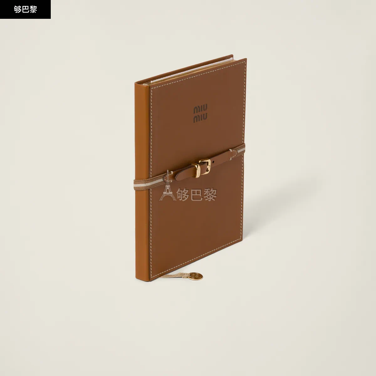 商品Miu Miu|【预售】 缪缪 25春夏 女士 文具 Agenda en cuir 5RM035_2CSY_F0046 ,价格¥3961,第5张图片详细描述