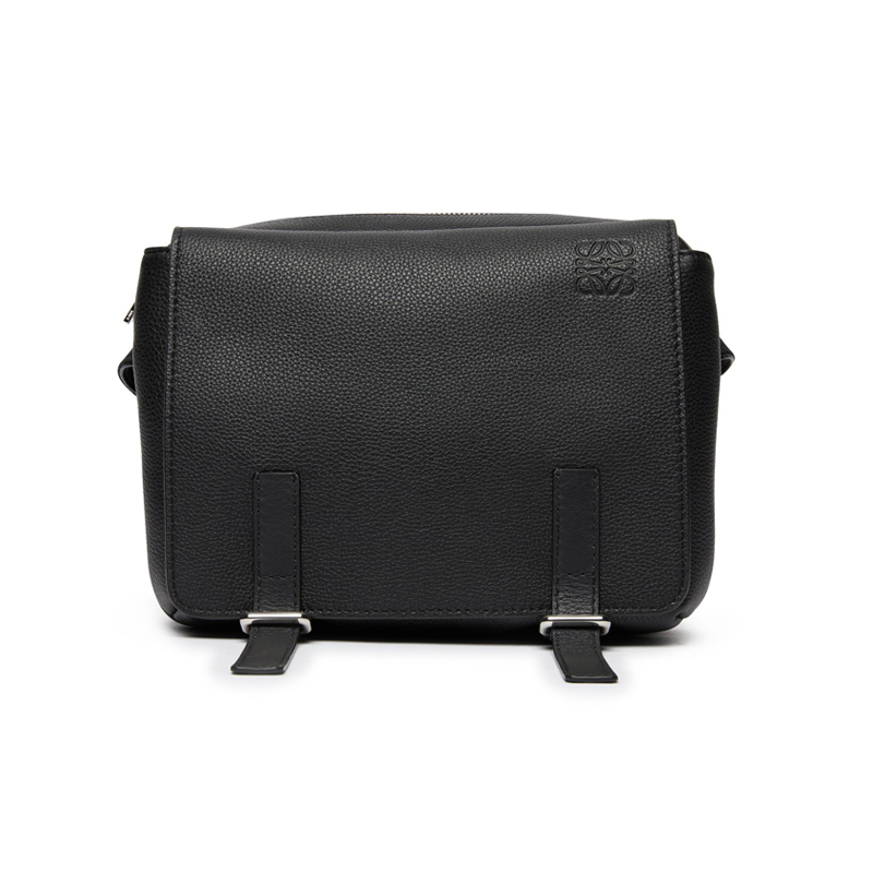 商品Loewe|罗意威 23新款Military XS男士黑色小牛皮邮差包,价格¥11474,第2张图片详细描述