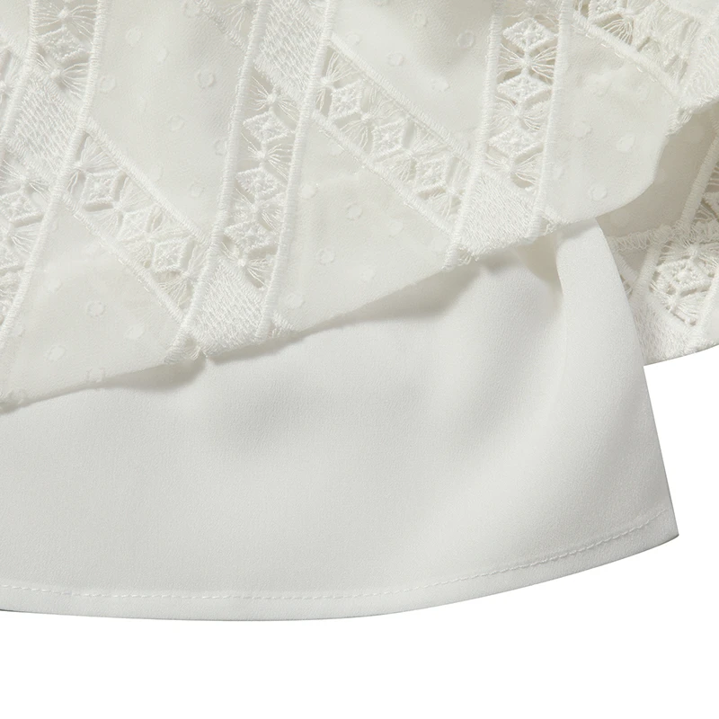 商品[国内直发] Sandro|SANDRO 女士白色连衣裙 R130051P-WHITE ,价格¥668,第2张图片详细描述