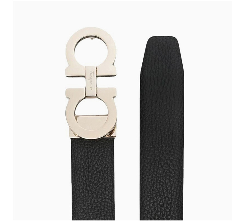 商品Salvatore Ferragamo|SALVATORE FERRAGAMO 菲拉格慕 男士黑色腰带 67-0017-742541【包装随机,部分无包装盒】,价格¥2905,第10张图片详细描述