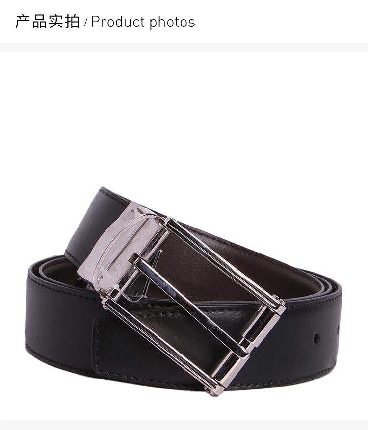 商品[国内直发] Zegna|ZEGNA 黑色男士腰带 ZPJ46-9082-NTM,价格¥4483,第4张图片详细描述