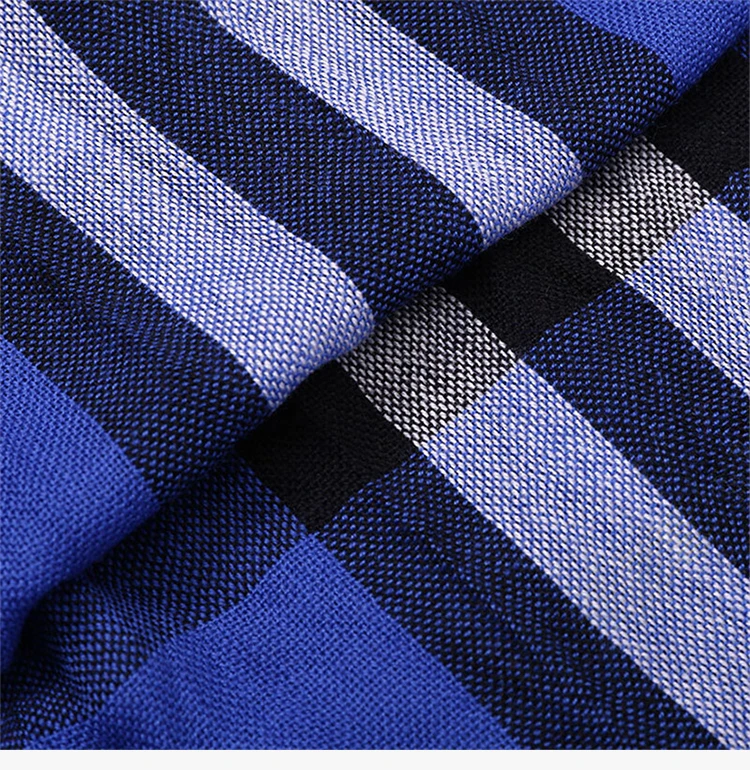 商品Burberry|Burberry 博柏利 男士羊毛混纺格纹围巾 3954158,价格¥1599,第7张图片详细描述
