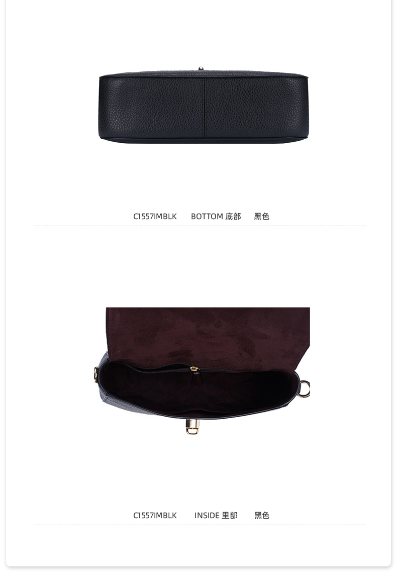 商品Coach|蔻驰Marlie系列女士PVC配皮旋钮手提单肩斜挎包,价格¥1248,第10张图片详细描述