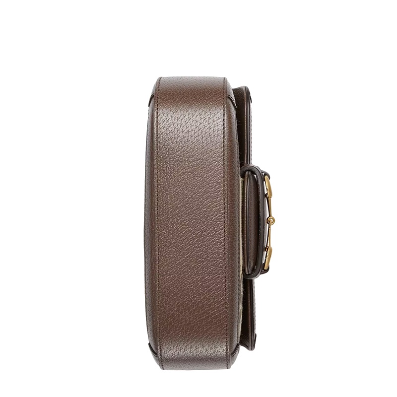 商品Gucci|GUCCI/古驰 22春夏新款Ophidia系列 女士迷你驼色乌木色超级老花帆布红绿织带马衔金扣单肩包658574UKMDG2570,价格¥20847,第9张图片详细描述