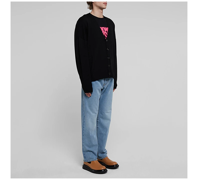 商品Loewe|LOEWE 男士黑色羊毛开衫 H526Y16K22-8930,价格¥4089,第6张图片详细描述