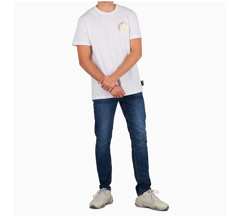 商品[国内直发] Versace|VERSACE JEANS COUTURE 白色男士T恤 B3GUA7TC-30212-003,价格¥707,第7张图片详细描述