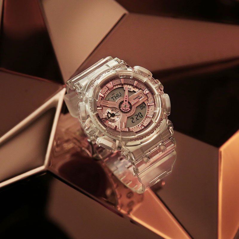 商品[国内直发] Casio|卡西欧手表历史上经典透明设计 防震 防磁 200米防水 自动LED照明 世界时间（48城市） 秒表（1/1000秒）功能,价格¥834,第1张图片详细描述