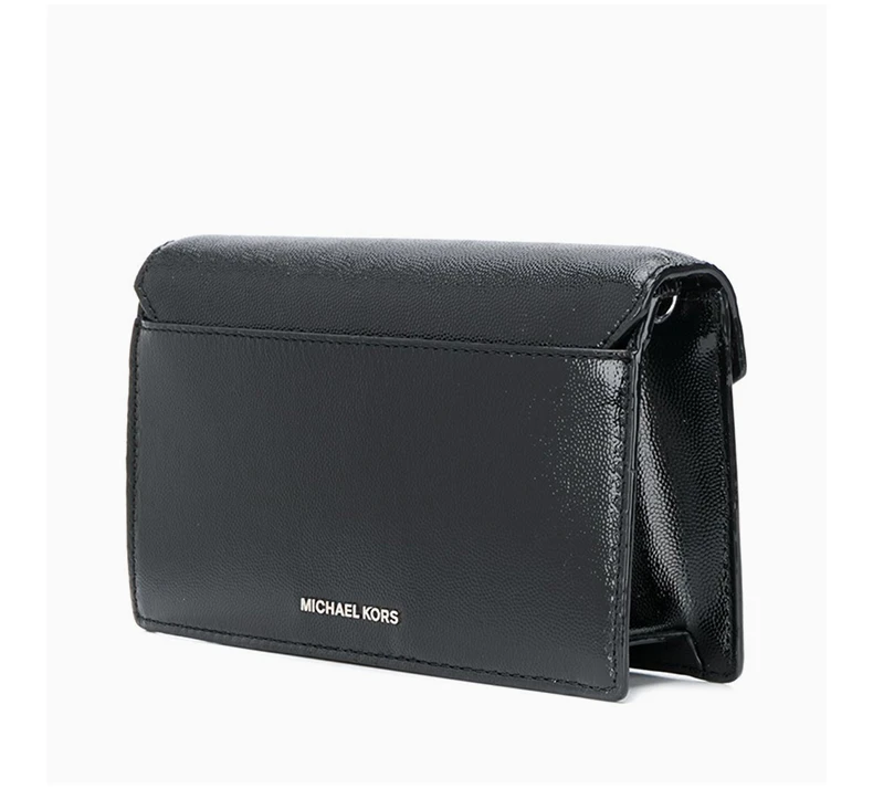 商品[国内直发] Michael Kors|Michael Kors 迈克高仕 女士黑色银扣单肩包 30H9SGHC2A-BLACK,价格¥1023,第5张图片详细描述