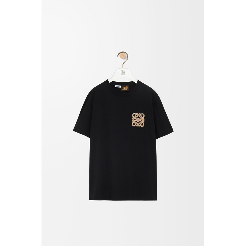 商品Loewe|LOEWE罗意威 男士黑色棉质T恤,价格¥3855,第3张图片详细描述