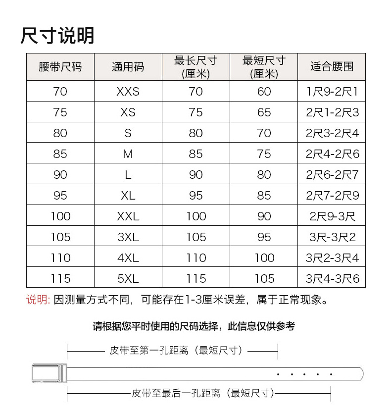 商品ZZEGNA|Z Zegna 男黑色男士腰带 BSFI1B-012A-NTM【包装随机，部分无包装盒】,价格¥941,第5张图片详细描述