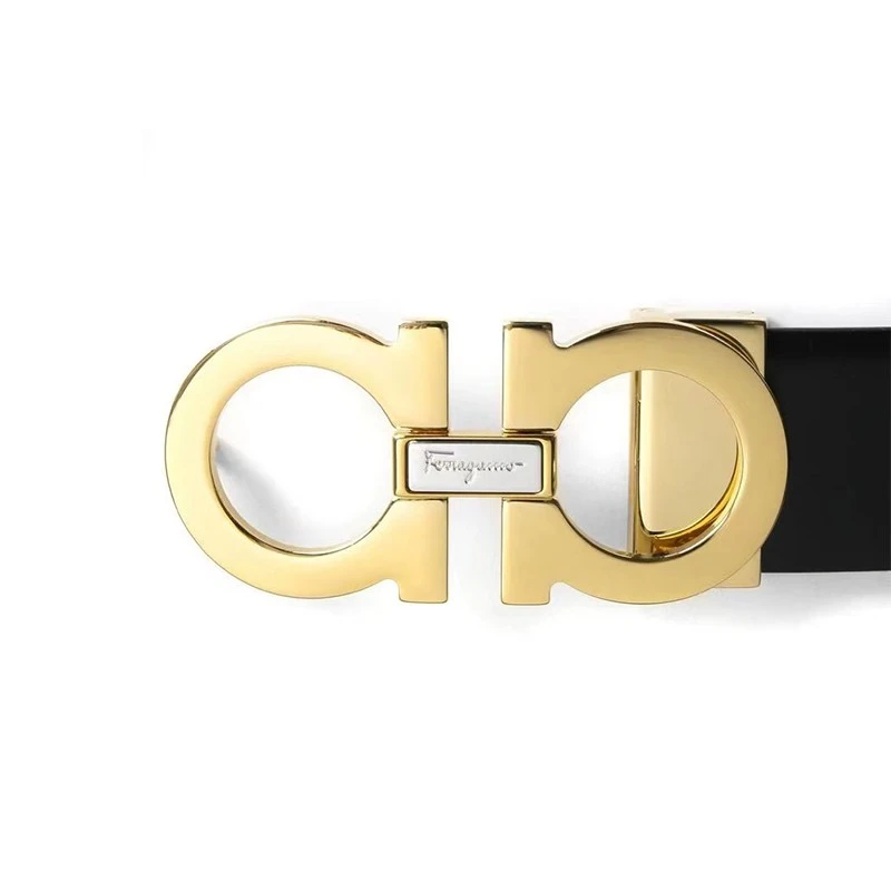 商品Salvatore Ferragamo|SALVATORE FERRAGAMO 黑色男士腰带 679493-723890,价格¥2221,第4张图片详细描述