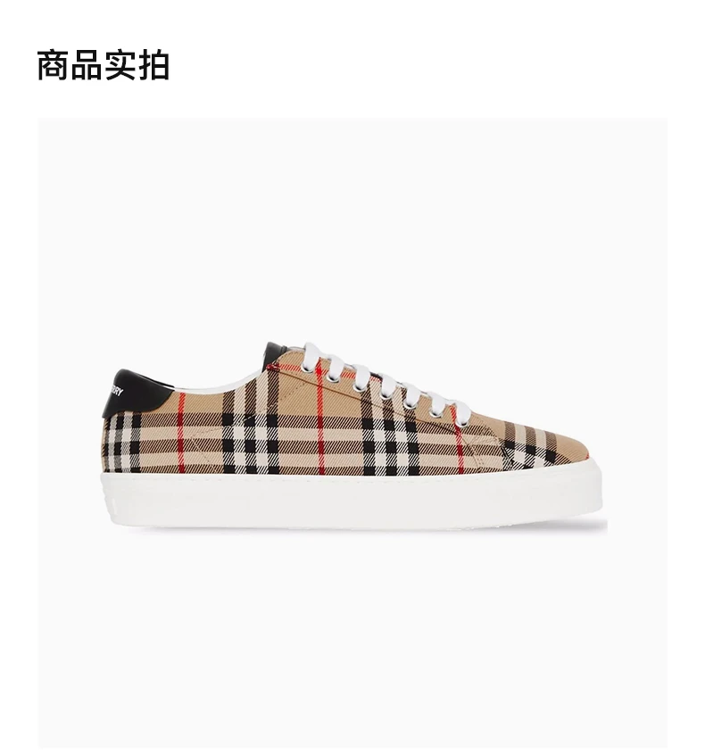 商品[国内直发] Burberry|BURBERRY 男士拼色运动鞋 8043927,价格¥3891,第4张图片详细描述