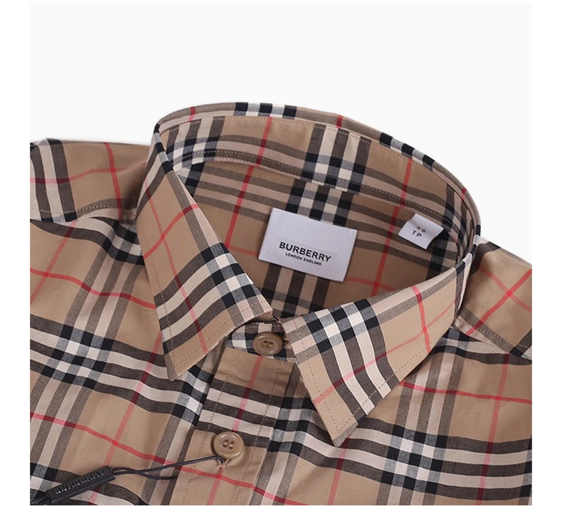 商品Burberry|BURBERRY 格纹男士衬衫 8020966,价格¥3095,第6张图片详细描述