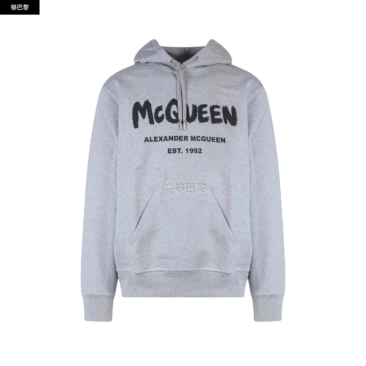 商品Alexander McQueen|【特惠4.8折】【预售】 经典款 男士 卫衣 卫衣 2030223 688715QTZ810902 ,价格¥3101,第2张图片详细描述