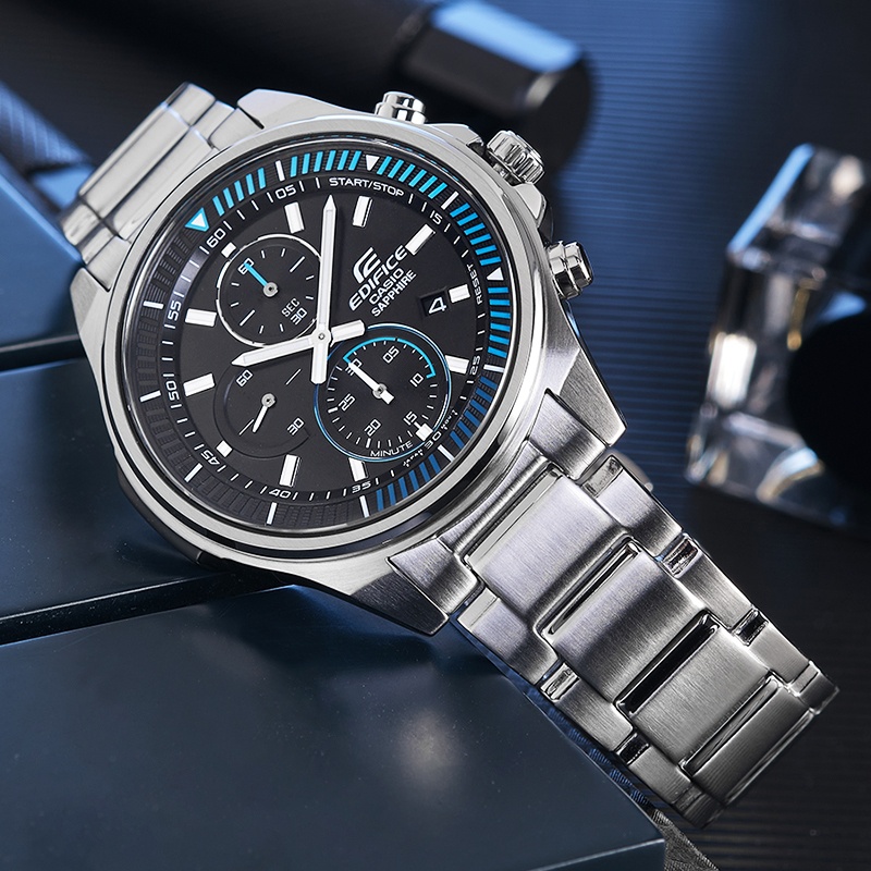 商品[国内直发] Casio|卡西欧手表EDIFICE轻薄系列，人造蓝宝石玻璃镜面 100米防水功能,价格¥1153,第5张图片详细描述