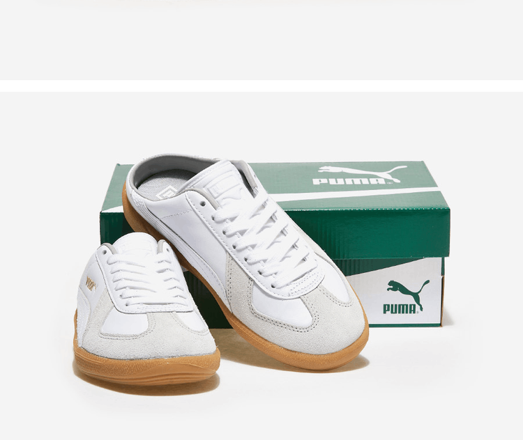 商品Puma|【Brilliant|包邮包税】彪马 Puma Army Trainer Mule  运动鞋 无带 半拖  PKI38782401 Puma White-Gray Violet-Gum,价格¥236,第3张图片详细描述
