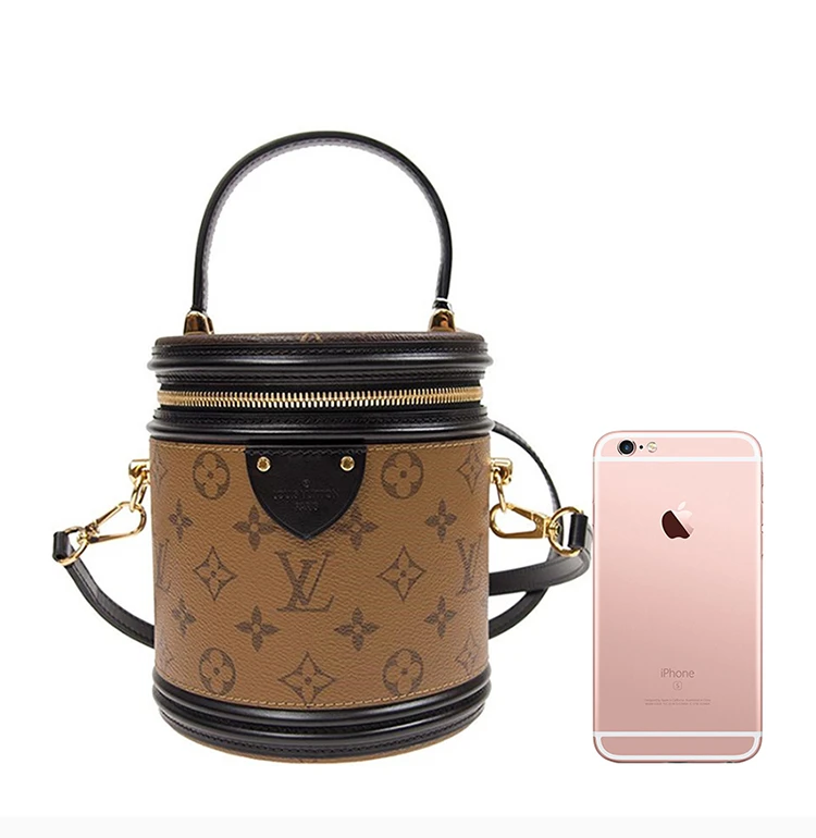 商品[国内直发] Louis Vuitton|【专柜直采】Louis Vuitton 路易 威登 女士棕色斜挎水桶包 M43986,价格¥31947,第4张图片详细描述