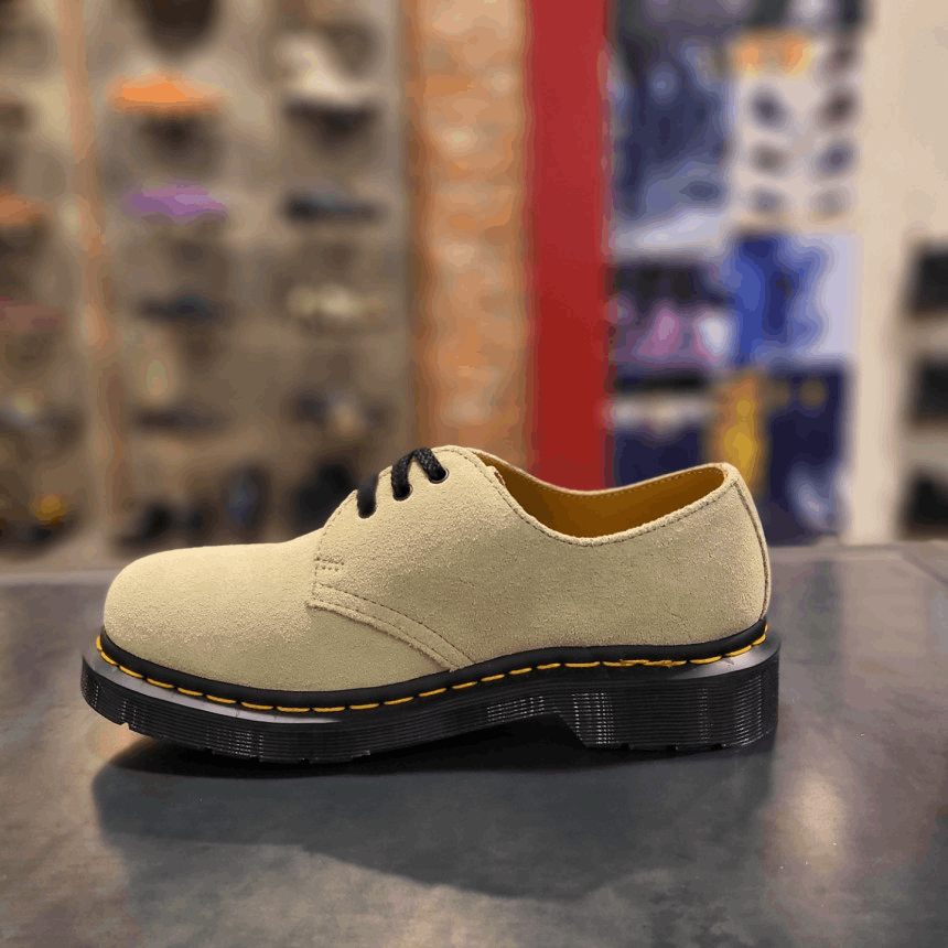 商品Dr. Martens|【Brilliant|包邮包税】马汀博士 马丁靴 翻毛皮休闲鞋 1461 Warm Sand E.H Suede 27458268,价格¥840,第4张图片详细描述