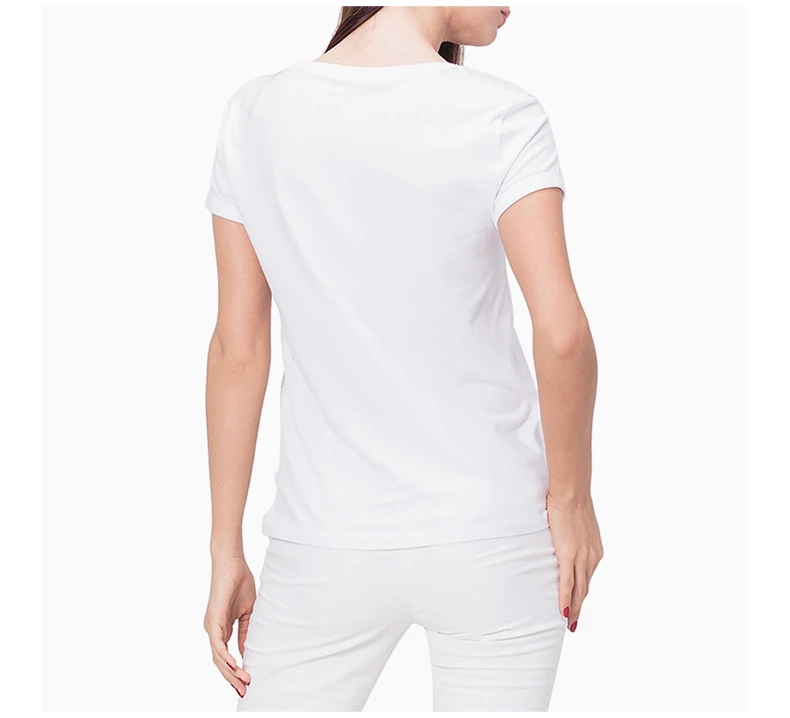 商品Emporio Armani|EMPORIO ARMANI 米白色女士T恤 3GTT20-J12Z-1100,价格¥463,第5张图片详细描述