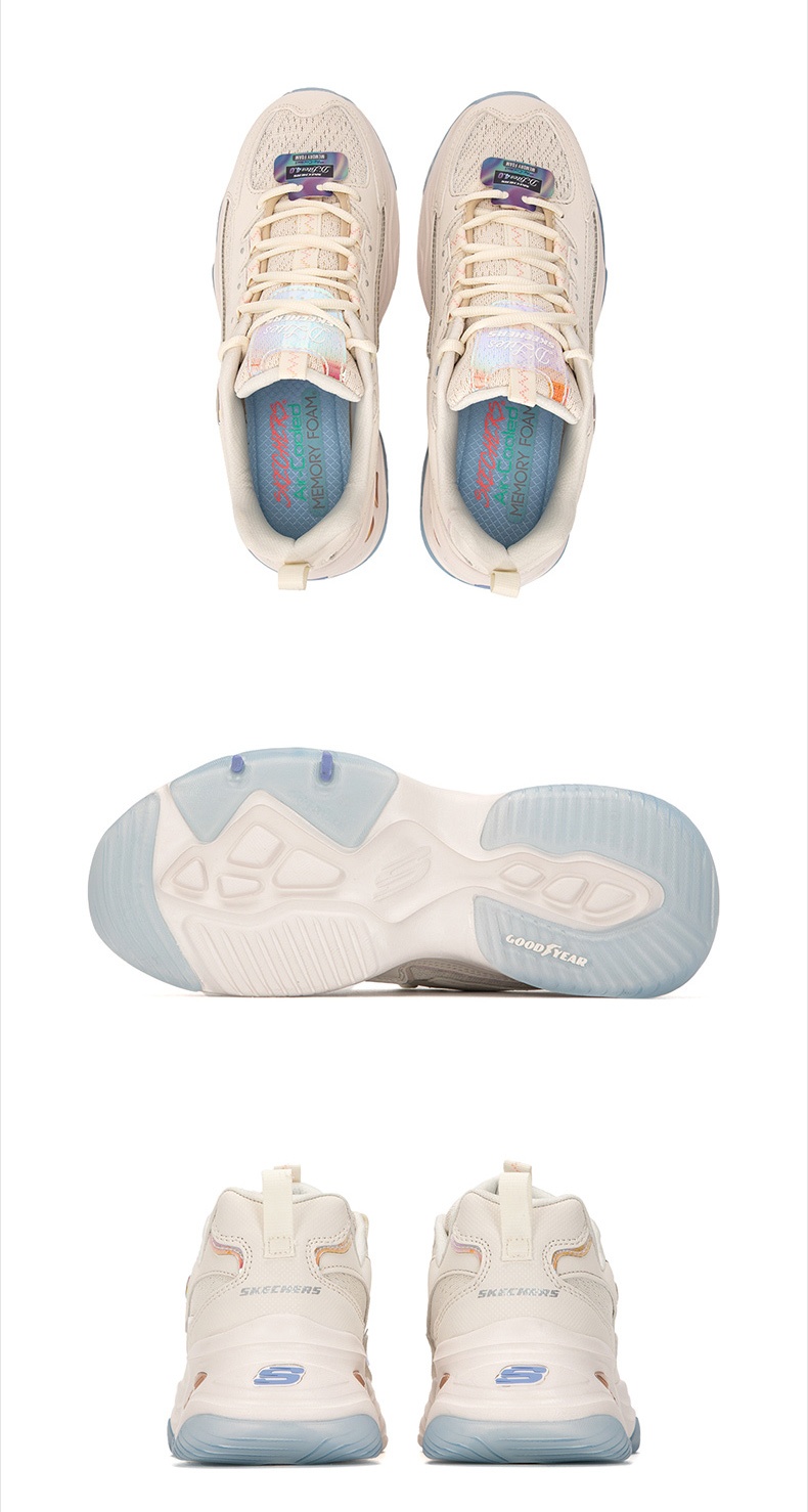 商品[国内直发] SKECHERS|斯凯奇 女 休闲鞋 熊猫鞋 896009-OFWT,价格¥493,第5张图片详细描述