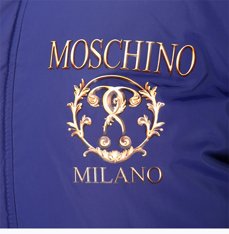 商品[国内直发] Moschino|Moschino 莫斯奇诺 蓝色女士棉服夹克 EA0518-5518-4287,价格¥4850,第8张图片详细描述