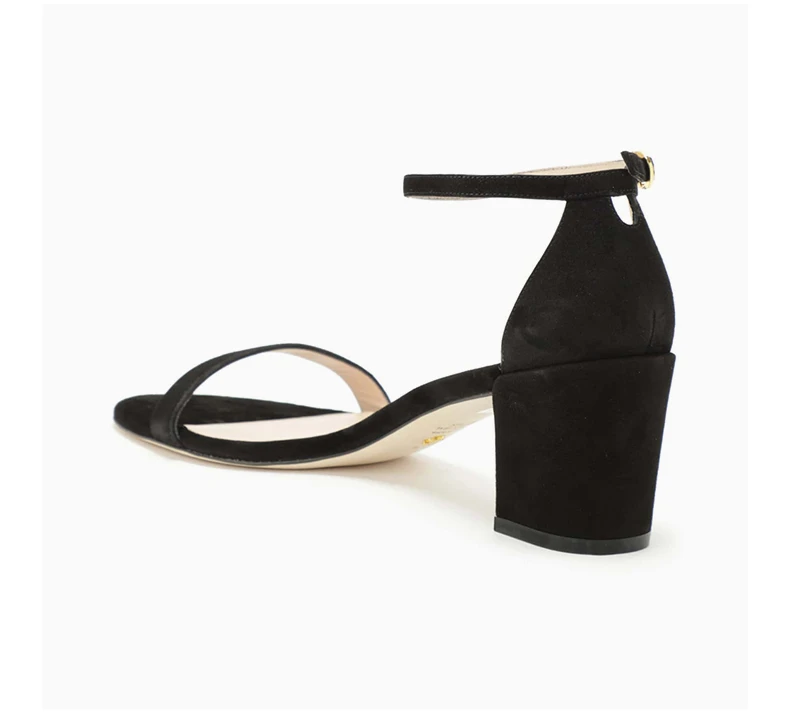 商品Stuart Weitzman|STUART WEITZMAN 女士黑色中跟凉鞋 S2301-BLK,价格¥1604,第5张图片详细描述